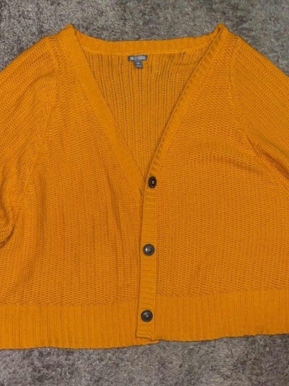 Mustard Sweater Cardigan